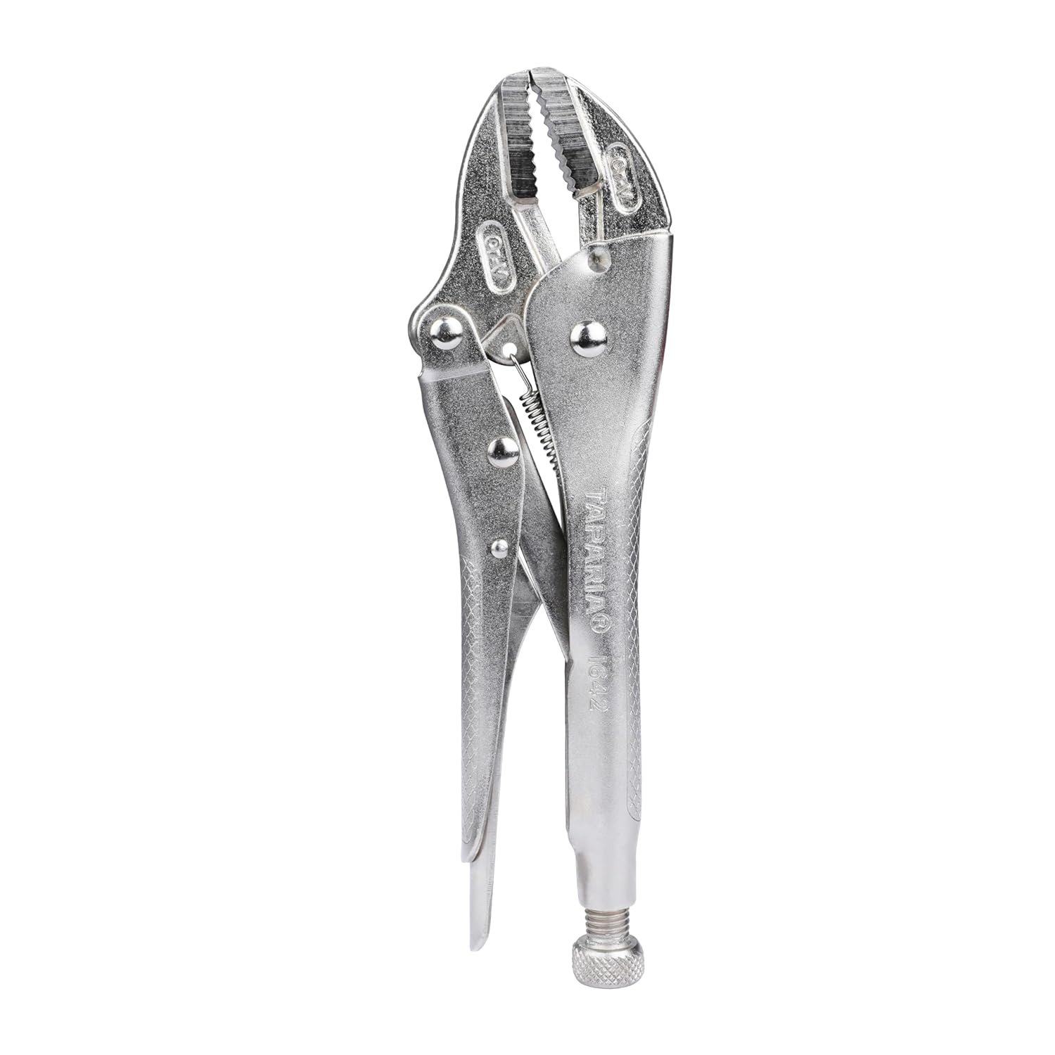 Taparia 1642N-10 Straight Jaw Vice Grip Plier 250Mm, Silver