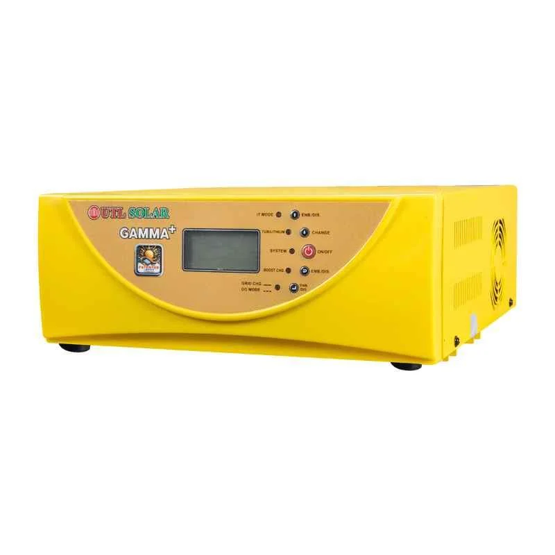 UTL Gamma Plus GPP1012 1000VA12V rMPPT Pure Sine Wave Solar Inverter, GPS-XX1K-A-XX
