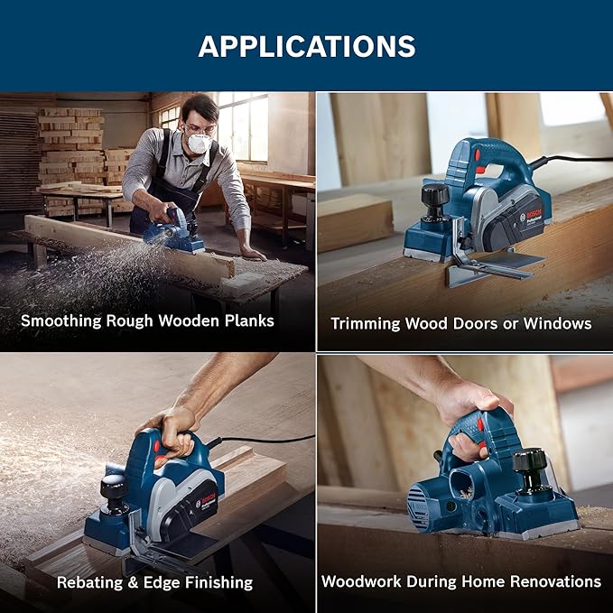 Bosch Professional GHO 6500 Electric Planer | 650W Motor