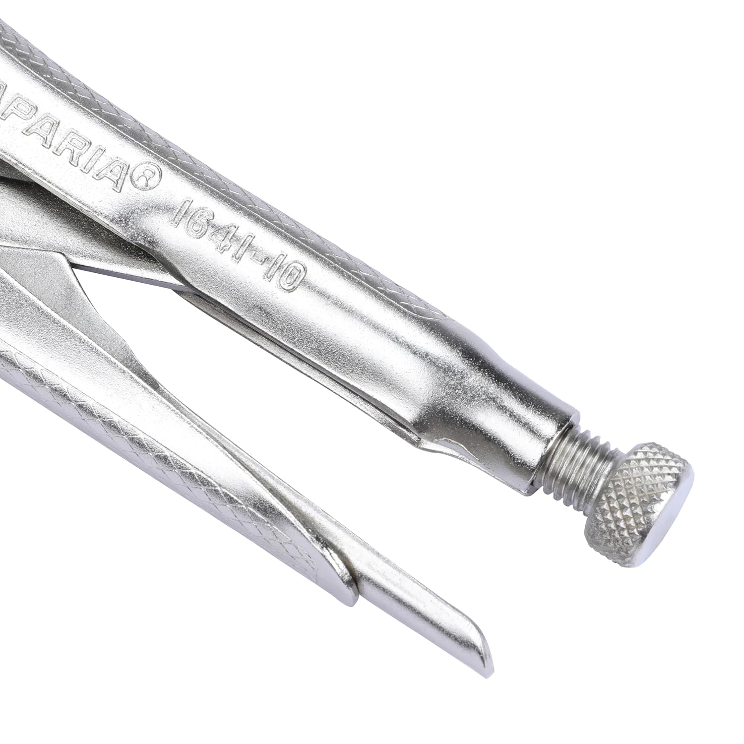 Taparia 1641-10 1641N-10 inch 250 mm Curved Jaw Locking Pliers mole Wrench Vise vice Grip, Silver