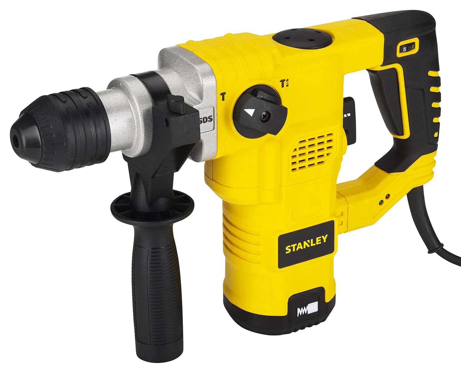 STANLEY STHR323K-IN 1250W 32mm 3 Mode L-Shape SDS-PlusHammer with Kitbox, 5.4Kg