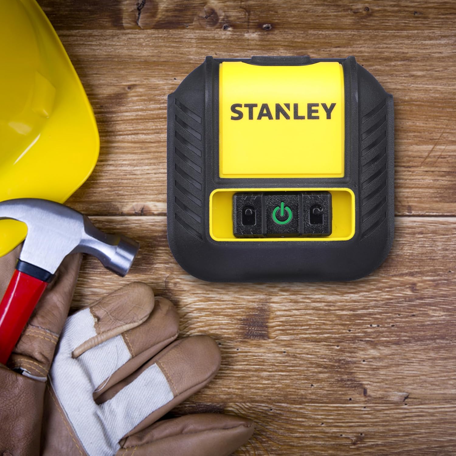 STANLEY STHT77499-1 CUBIX® Green Beam Cross Line Laser Level with 2*AA Batteries, 1 Year Warranty