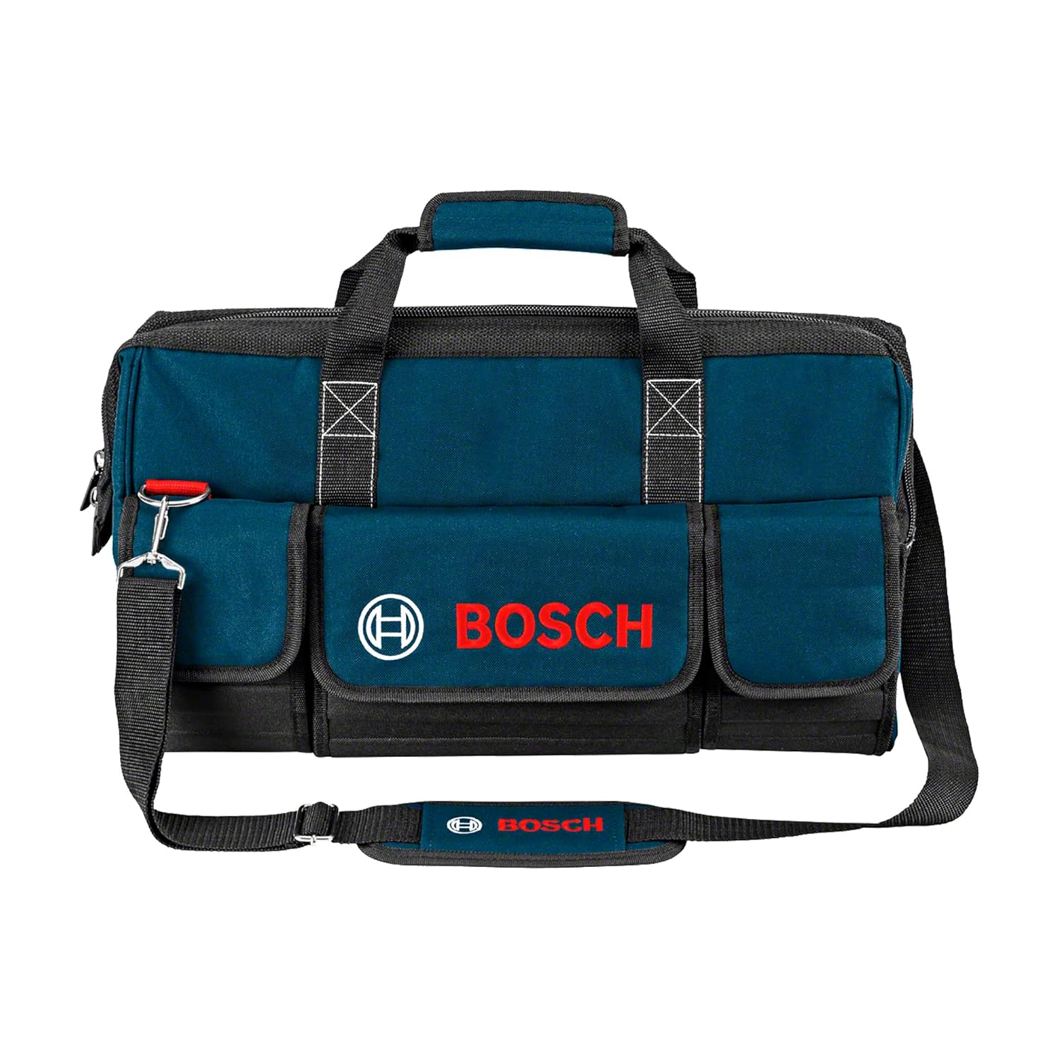 BOSCH Professional Tool Bag, Large – 55 x 35 x 35 cm Heavy-Duty Nylon Bag for Corded, Cordless & Hand Tools, Waterproof with 4 Compartments, 1.75kg Capacity, 6 Months Warranty