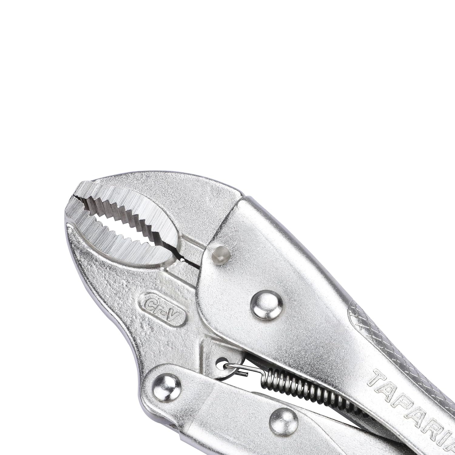 Taparia 1641-10 1641N-10 inch 250 mm Curved Jaw Locking Pliers mole Wrench Vise vice Grip, Silver