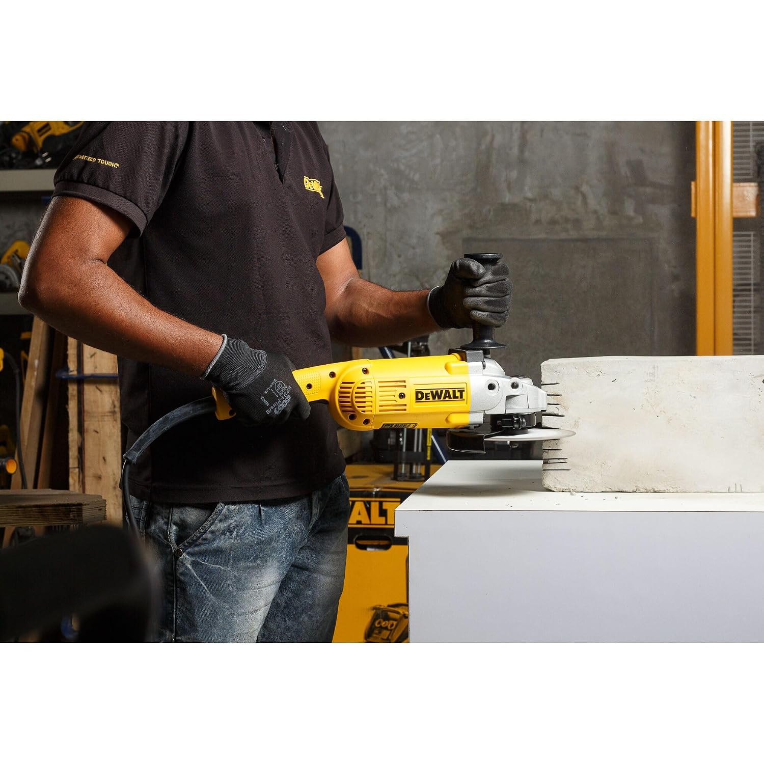 DEWALT D28413-IN 2200W 180mm Heavy Duty Large Angle Grinder