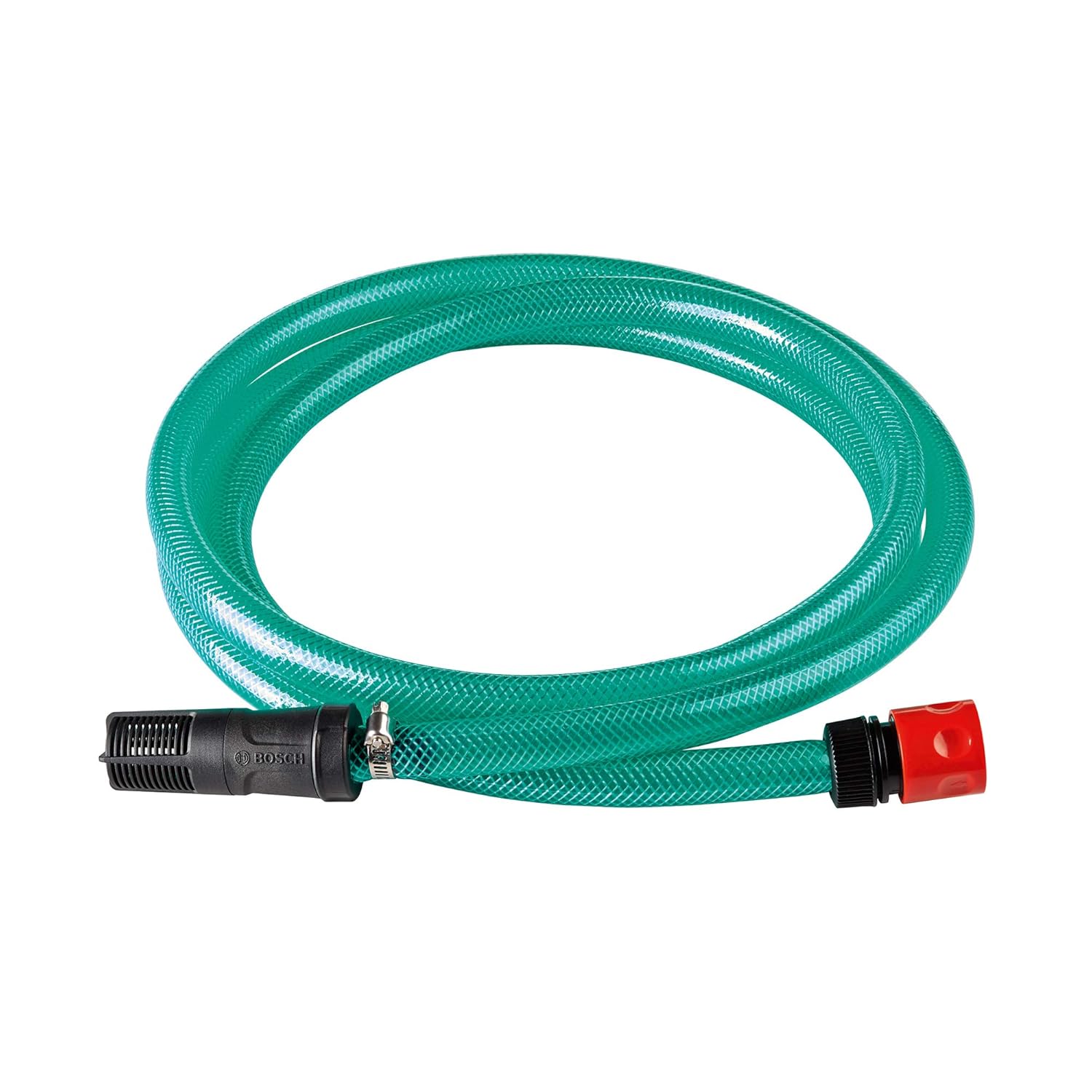 Bosch F016800579 3-in-1 Nozzle for AQT Pressure Washer (Black) & Bosch F016800421 Self Priming Suction Hose