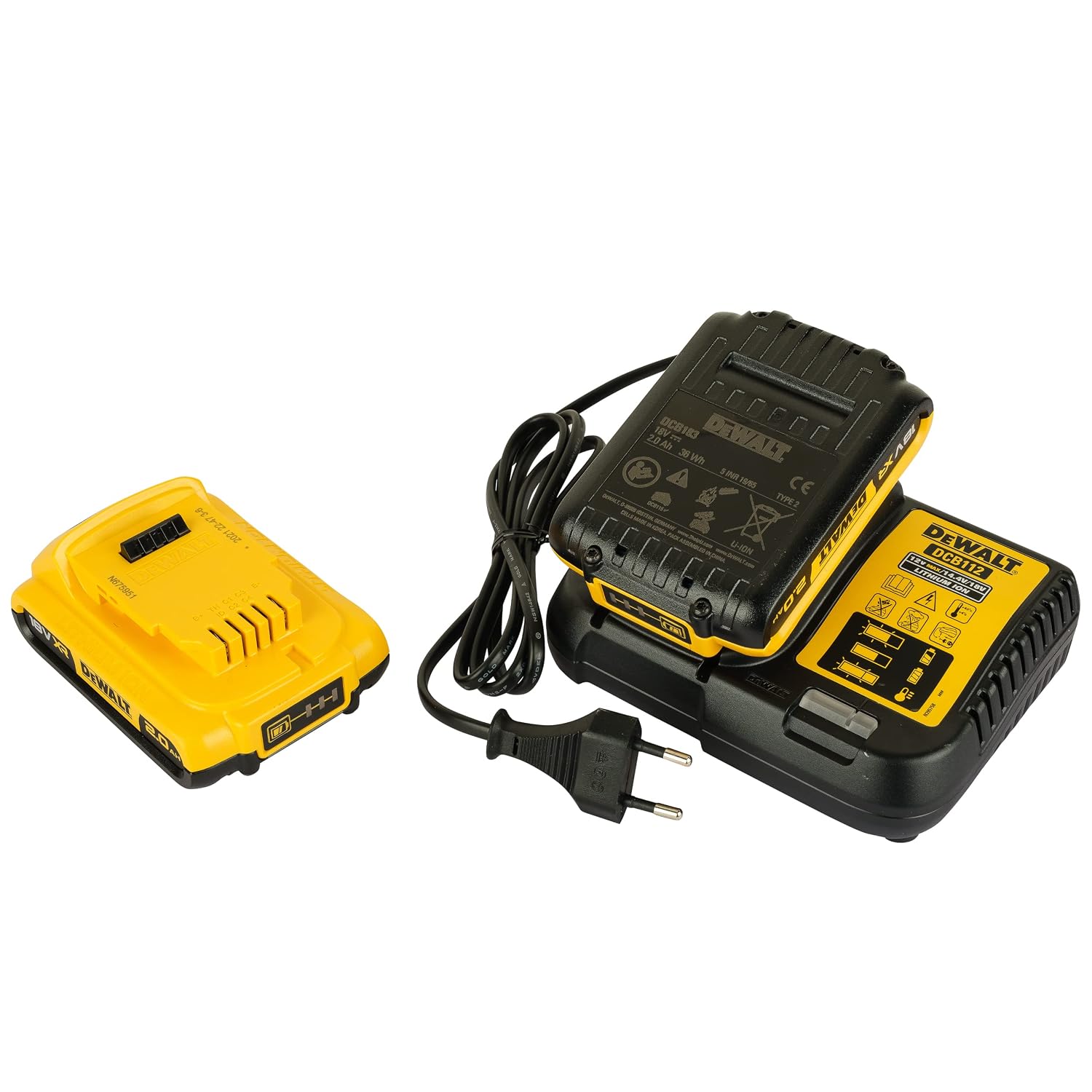 DEWALT DCD7771D2-IN 18V 13mm Cordless Compact Brushless Drill Machine Driver with 2×2.0Ah Li-ion batteries