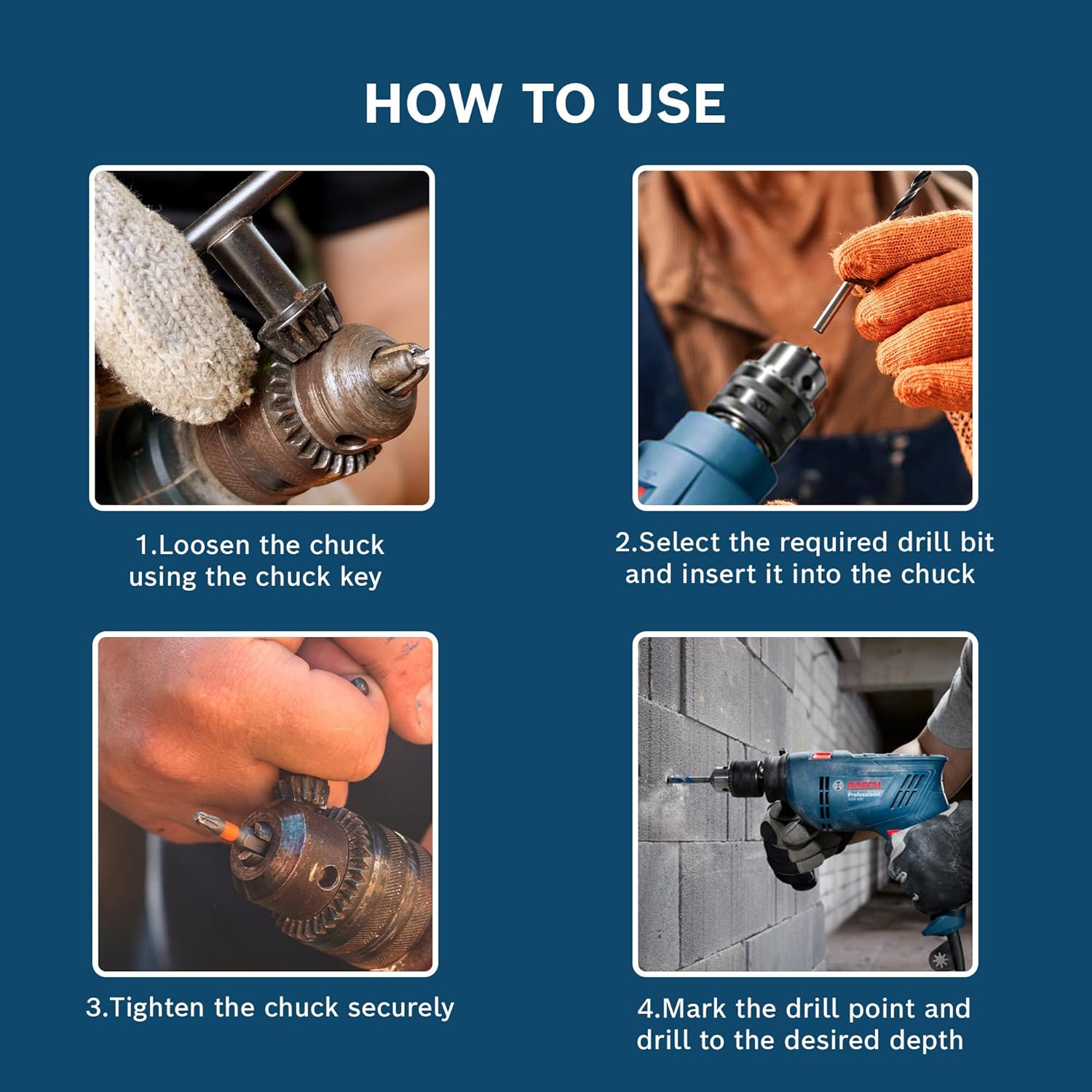 BOSCH GSB 600 Corded Electric Impact Drill
