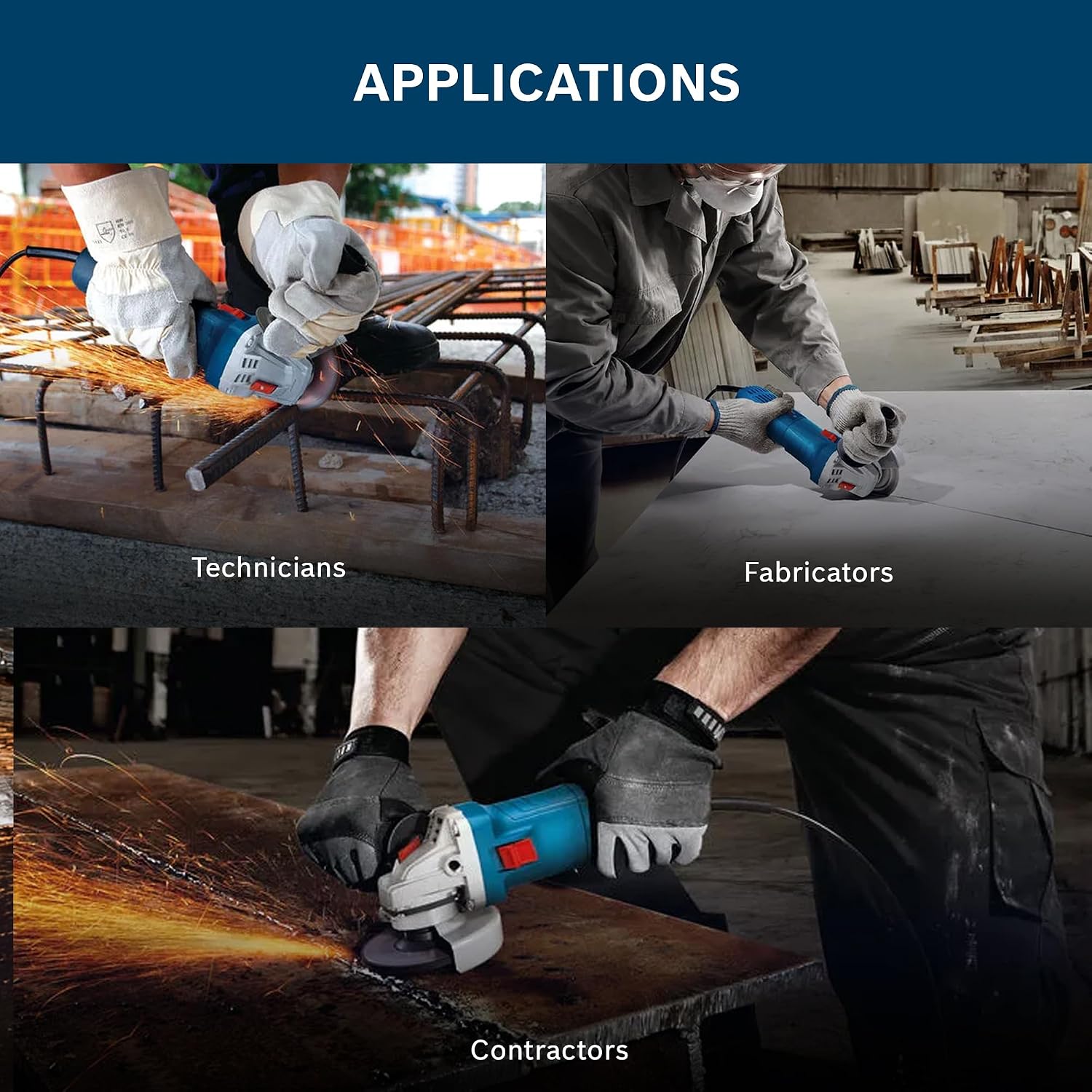 BOSCH GWS 700-100 Professional Angle Grinder 750W 100mm Wheel Corded Electric High-Performance Motor Lightweight & Ergonomic Design