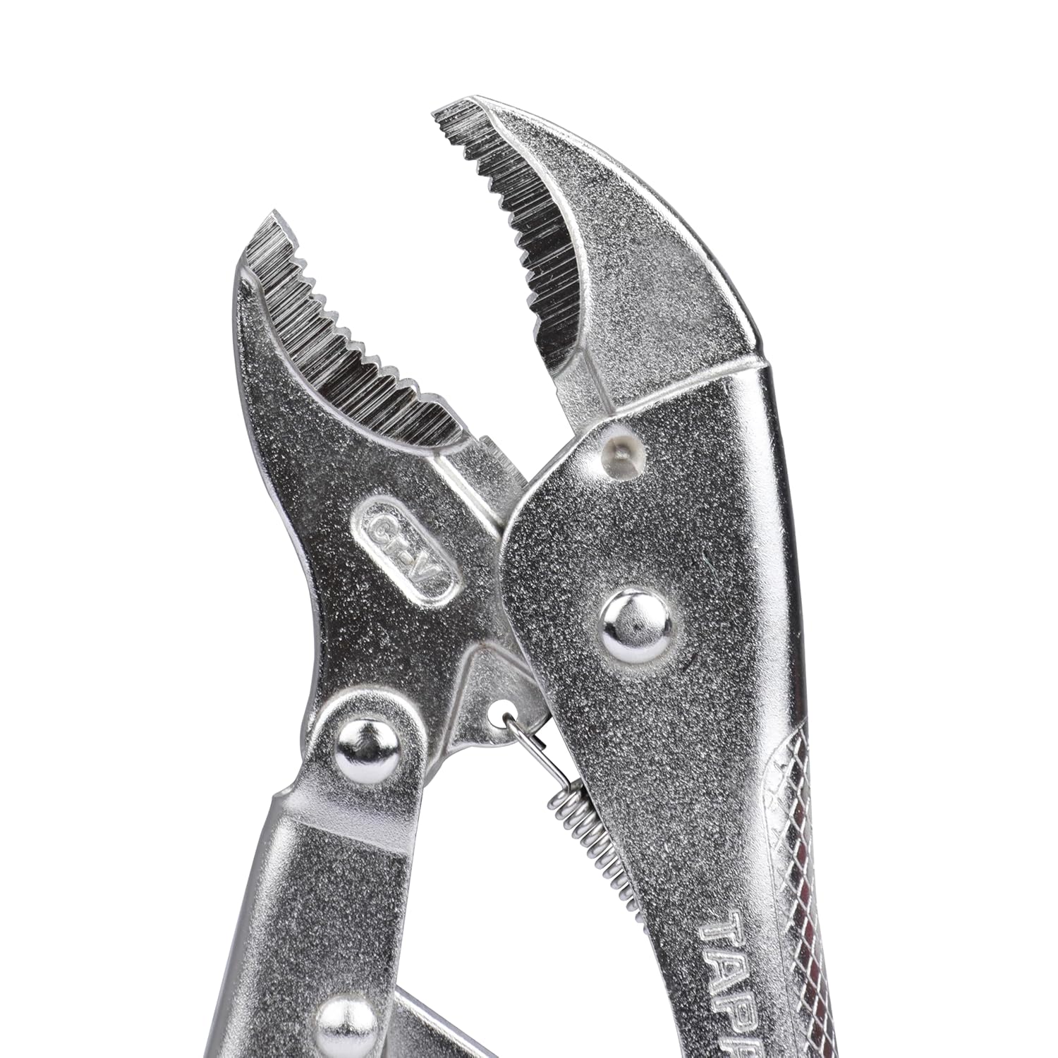 Taparia 1641-10 1641N-10 inch 250 mm Curved Jaw Locking Pliers mole Wrench Vise vice Grip, Silver