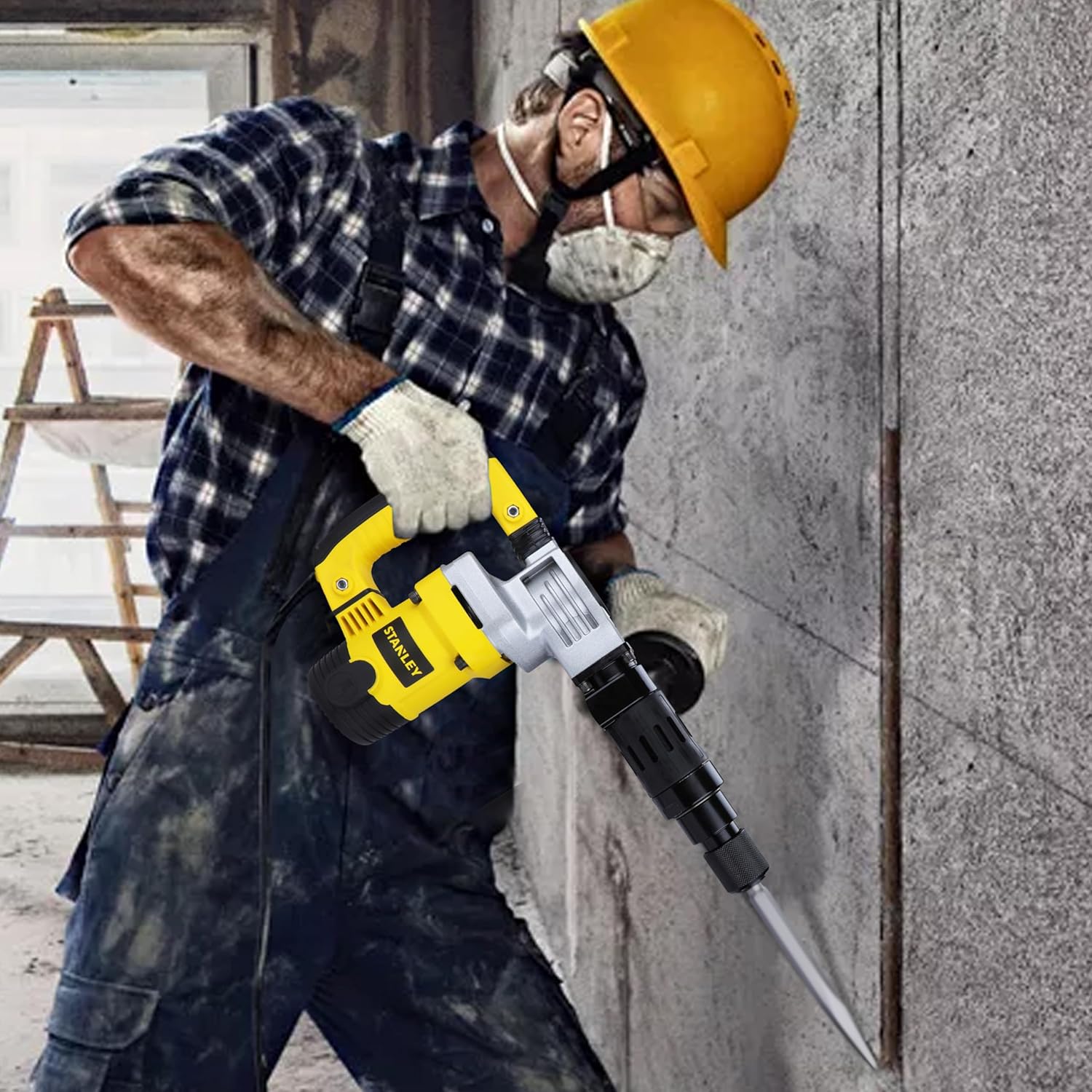 STANLEY STHM5KH-IN 1010W 5Kg Corded Hex Chipping Hammer