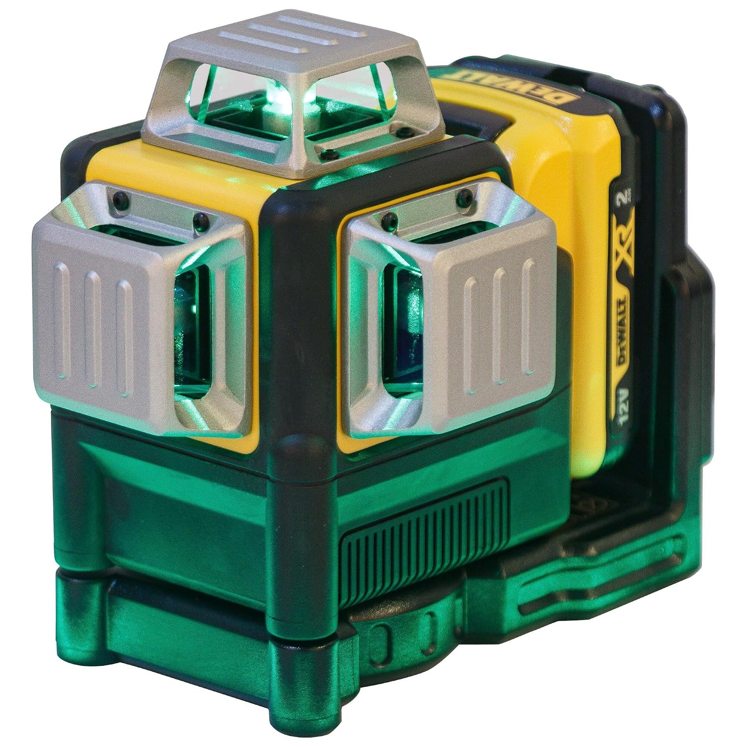 DEWALT DCLE34031D1-QW Self Levelling x3 360° 1080° Cross Line Laser 10.8V (Green)