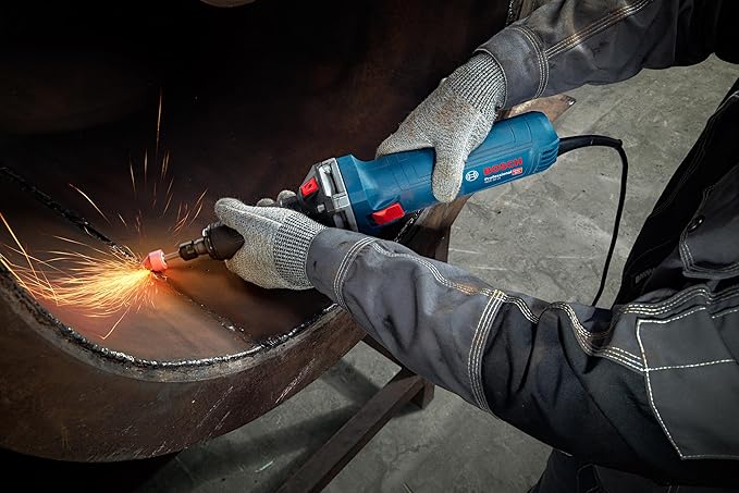 Bosch Professional GGS 30 LS Corded Straight Grinder, 750 W, 33000 RPM