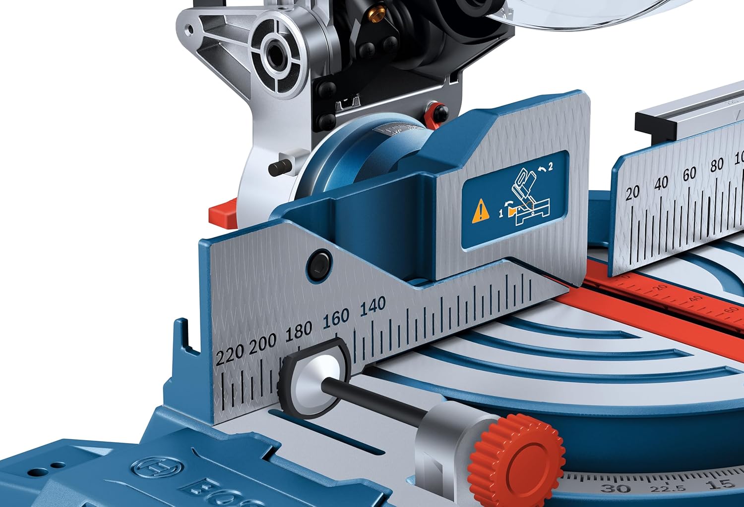 Bosch Professional GCM 254 Corded Electric Mitre Saw, 1750 W, 5000 RPM, 11.1 Kg Accurate Cutting with Direct Laser Guide