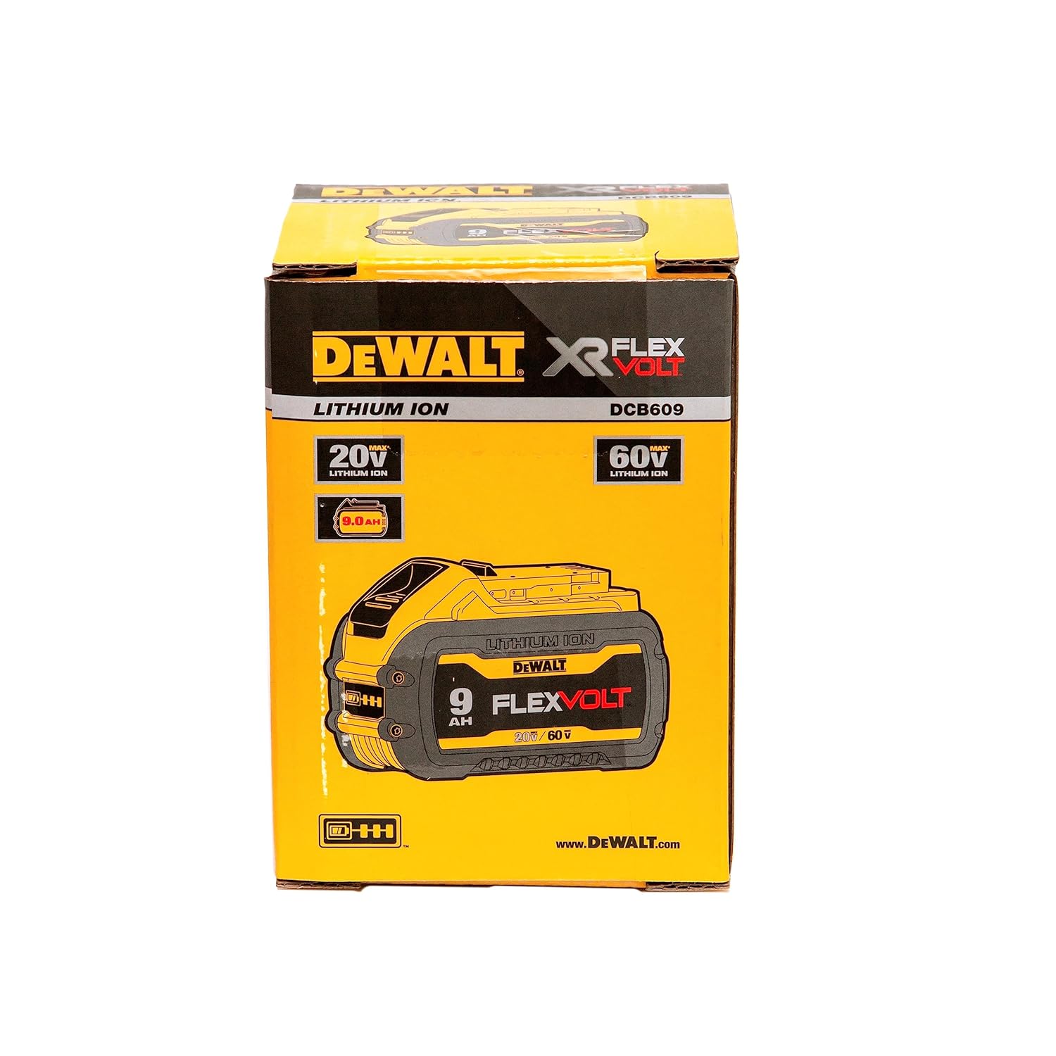 DEWALT DCB606-B1 6.0Ah FLEXVOLT Li-Ion Battery Pack