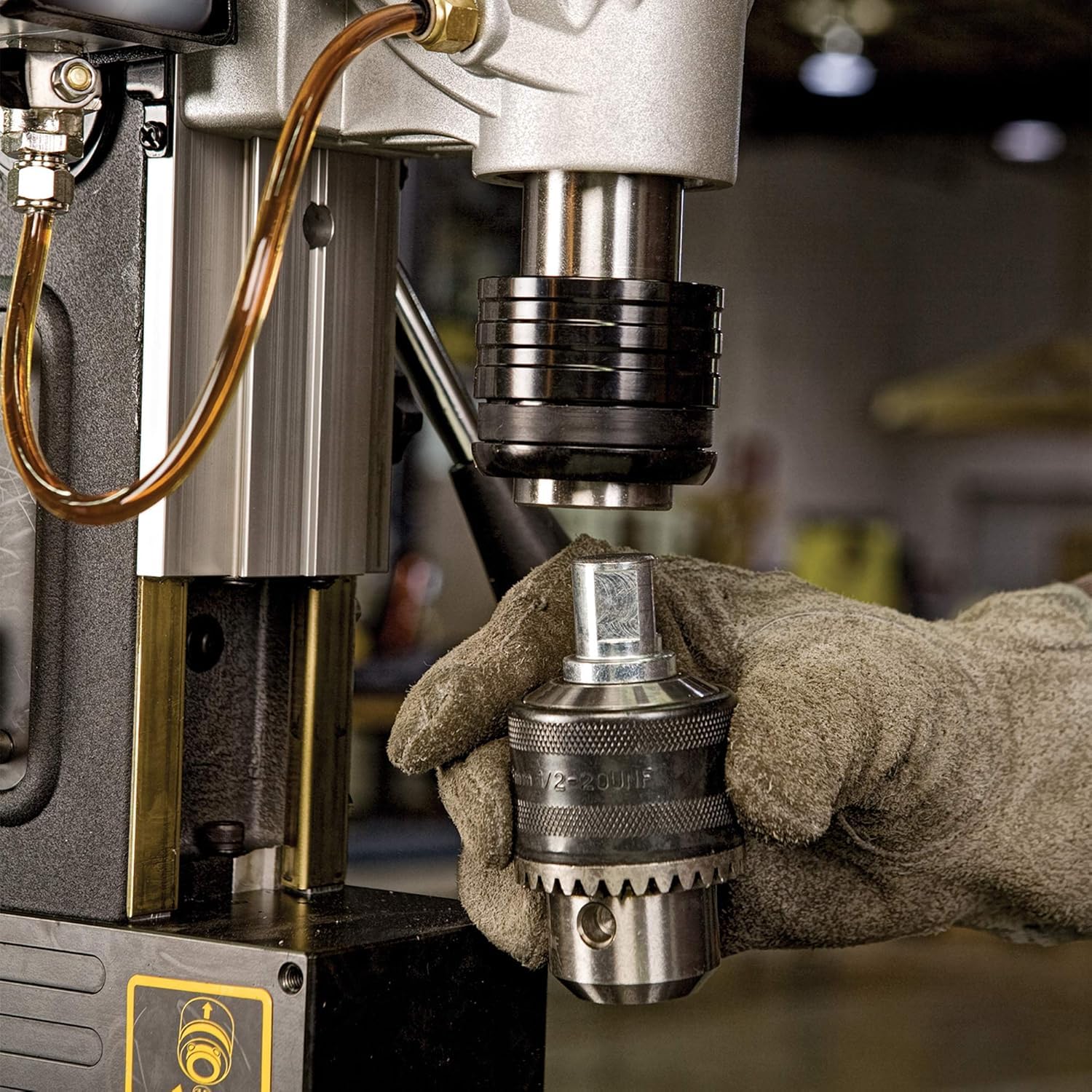 DEWALT DWE1622K-IN 1200W 50mm 2 Speed Magnetic Drill Machine Press