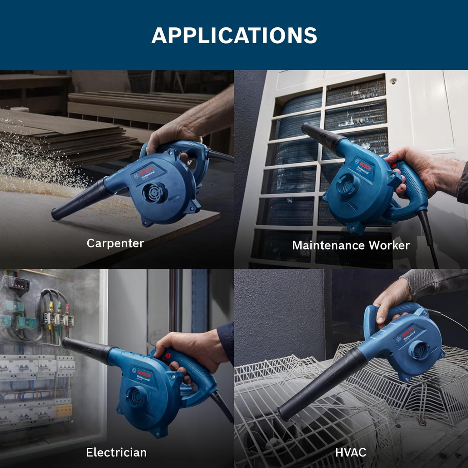 Bosch Electric Blower 650 W 16000 RPM, GBL 650