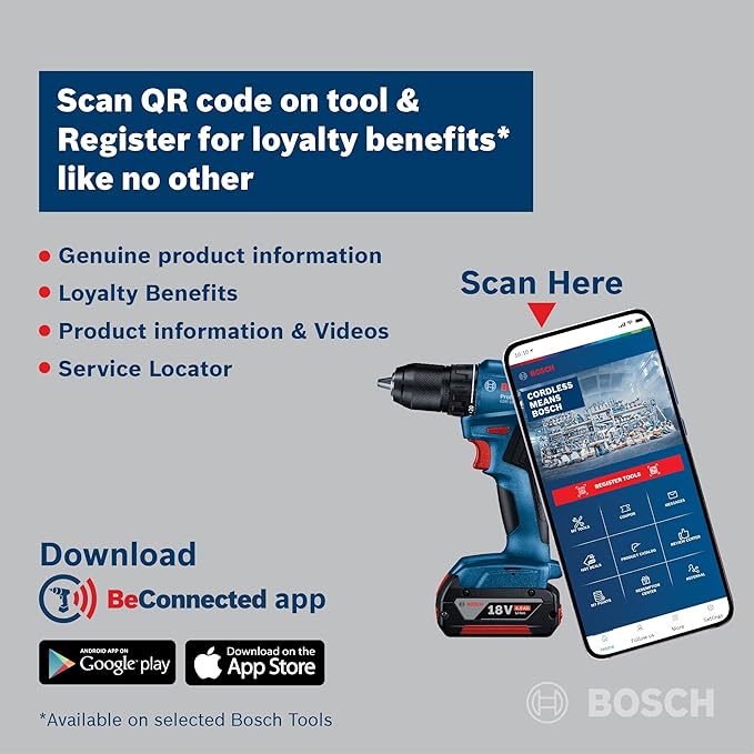 Bosch GBM 13 RE Heavy Duty Corded Electric Rotary Drill, 600W, 13 mm, 20 Nm, 1.7 kg, Speed Selection, Forward/Reverse Rotation, Soft Grip, For Wood & Metal + Handle