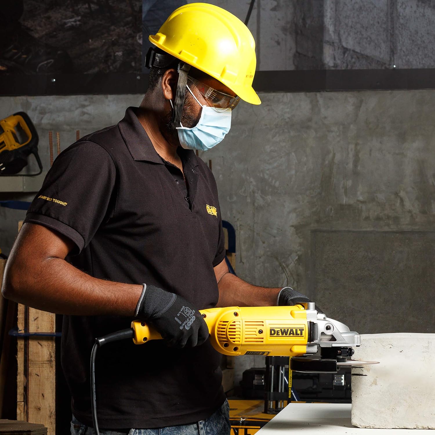 DEWALT DWE493-IN 2200 Watt 180 mm Heavy Duty Large Angle Grinder