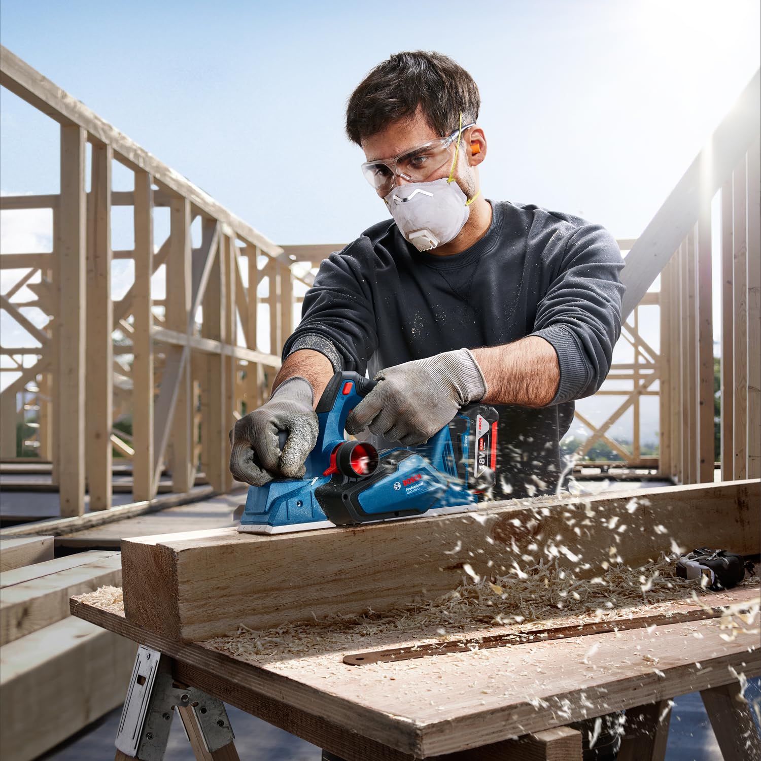 BOSCH GHO 185-LI PROFESSIONAL Cordless Planer 18.0 V