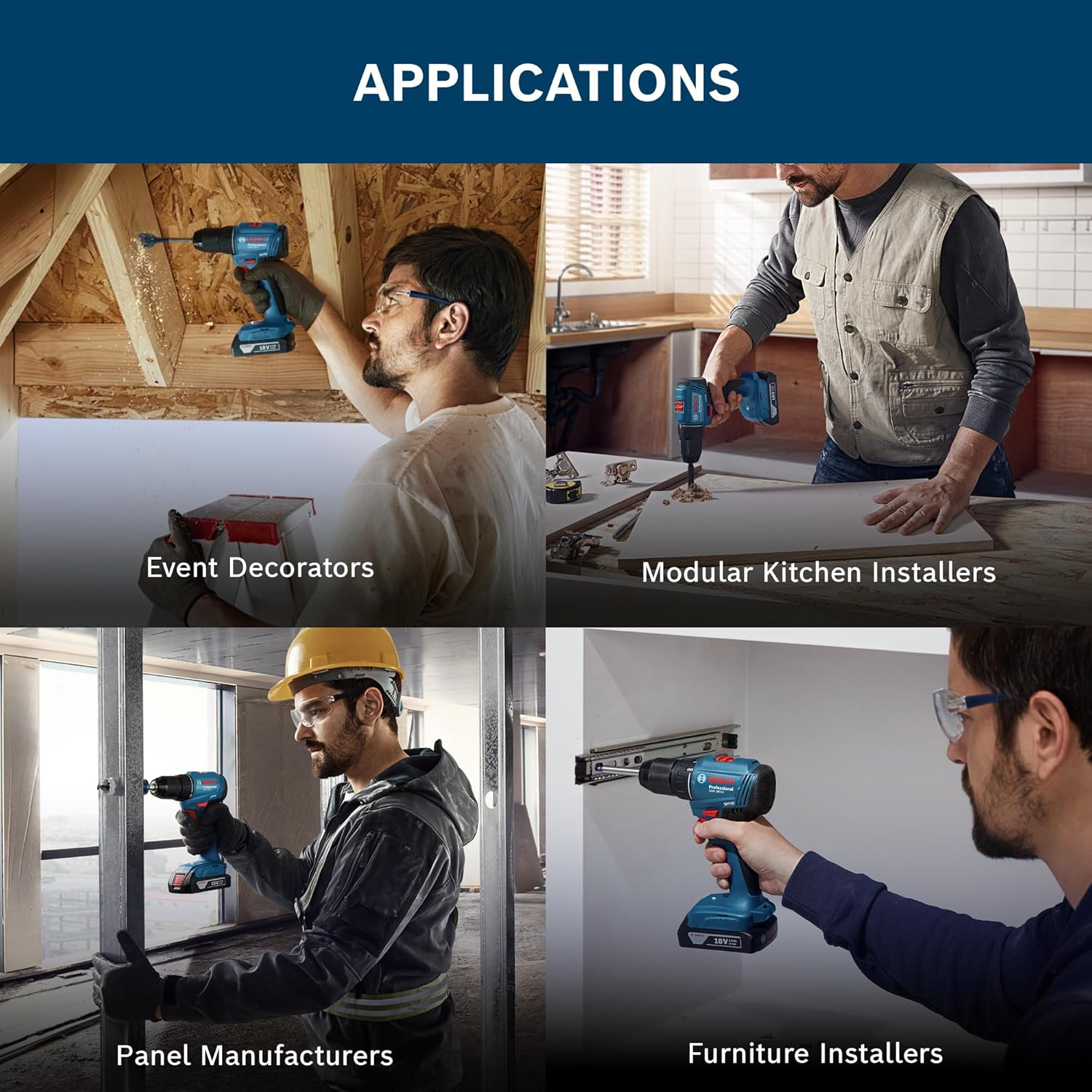 BOSCH GSR 185-Li Professional Kit | Brushless Motor