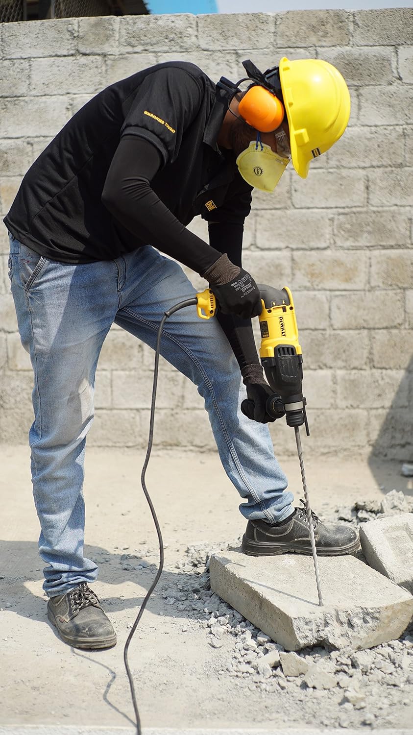 Dewalt Corded Electric 3.0J Impact Energy SDS-Plus 3 Mode 2Kg Combi Hammer, D25143K, 900Watt, 28mm
