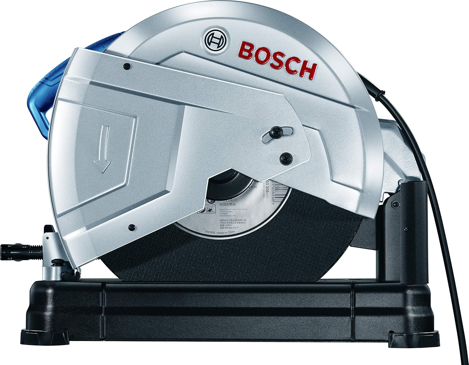 Bosch GCO 220 Corded Electric Metal Cut OffChop Saw, 2,200W, 3,800 rpm, Robust Base, 355 mm Cutti