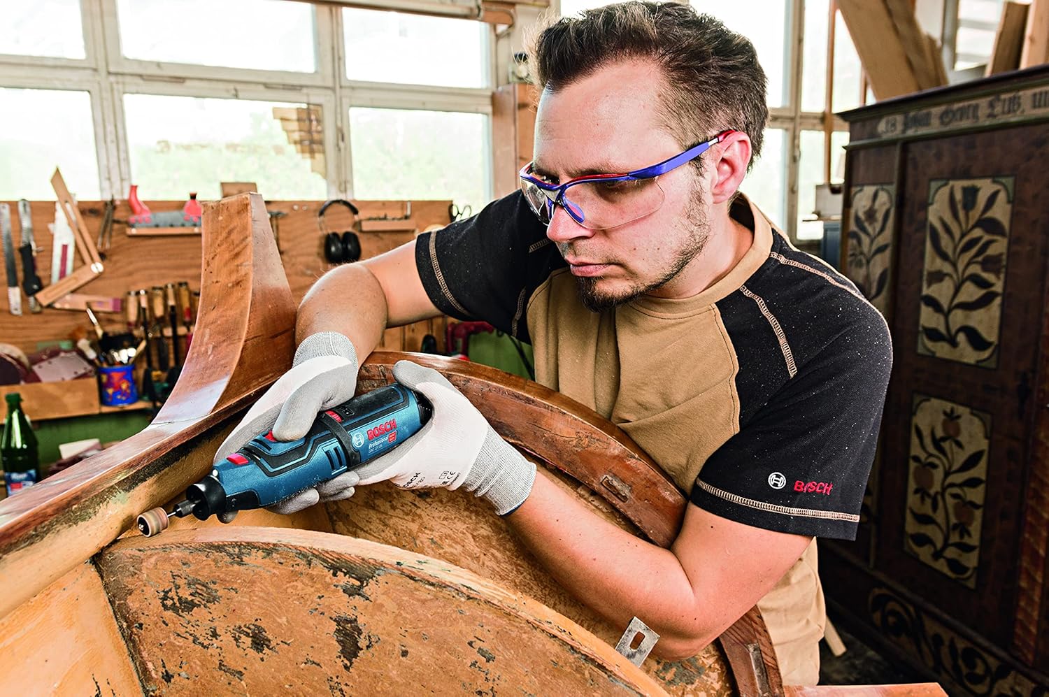 Bosch GRO 12V-35 Heavy Duty Cordless Rotary