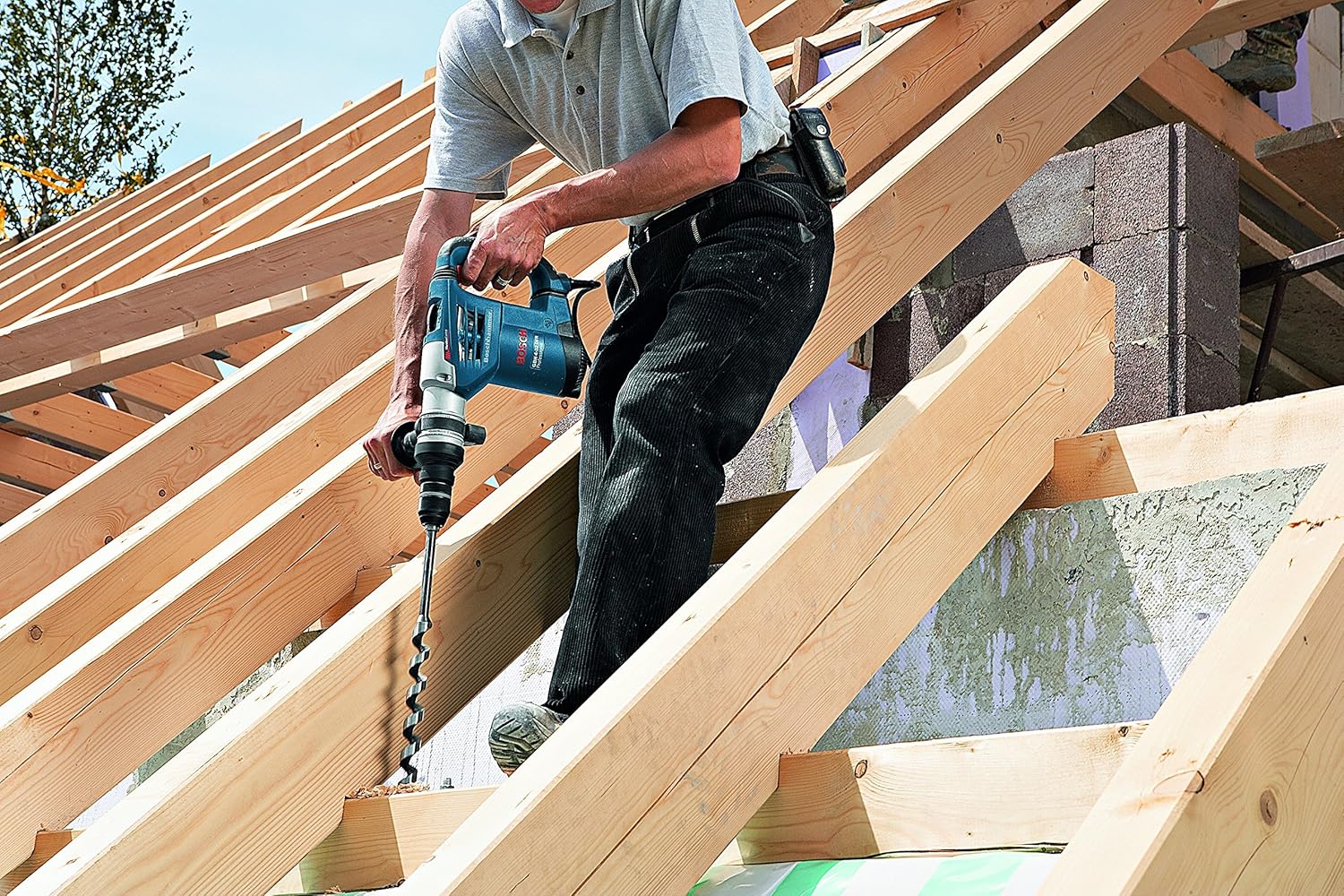 Bosch GBH 4-32 DFR SDS Plus Rotary Hammer Dill, 900 watts, 32mm