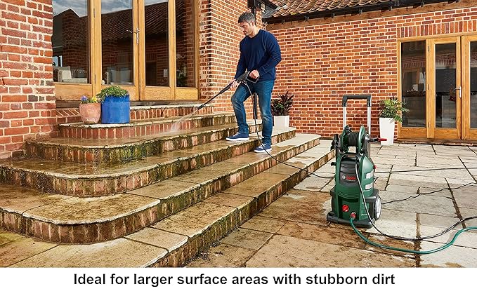 BOSCH Advanced Aquatak 140 High Pressure Washer | 2100 W Motor | Max Pressure 140 Bar | Telescopic Handle & Fast Cleaning | BOSCH Gun, 0.5m Self-priming | Heavy-duty, Versatile & Portable | 18 Kg