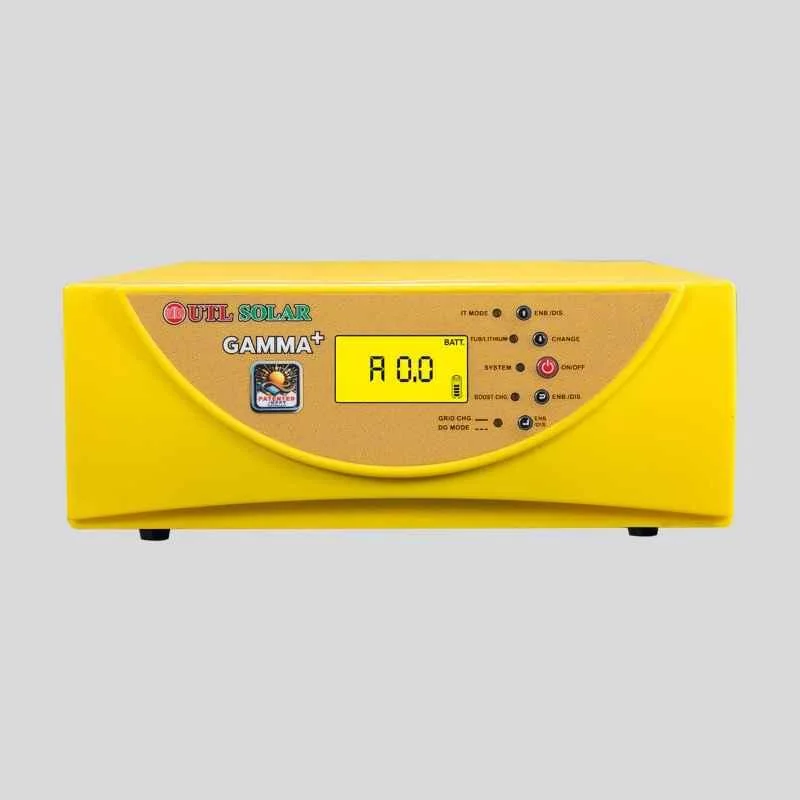 UTL Gamma Plus GPP1012 1000VA12V rMPPT Pure Sine Wave Solar Inverter, GPS-XX1K-A-XX