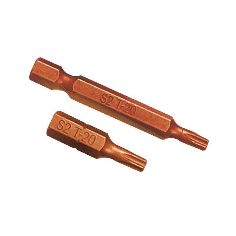 Taparia T6 Torx Head Screw Driver Bit, SBT 256 , Length 25 mm (Pack of 50)
