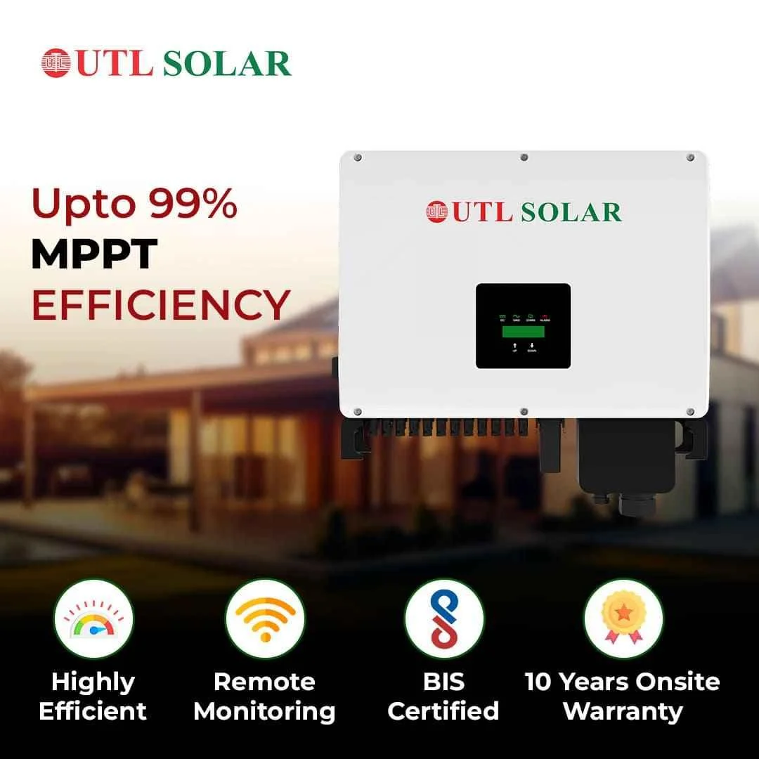 UTL 60 F3 GT-GX (Pro) 60kW Three Phase 3 MPPT On Grid Solar Inverter, XGT-XX60-X-F3-GX-Pro