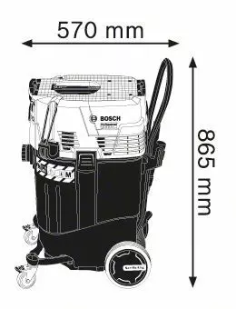BOSCH 06019C33F0 GAS 55 M AFC Professional Corded Dust Extractor