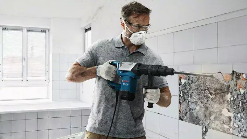Bosch 1100 W 7.8 J 2900 RPM Electric Demolition Hammer GSH 500 SDS Max