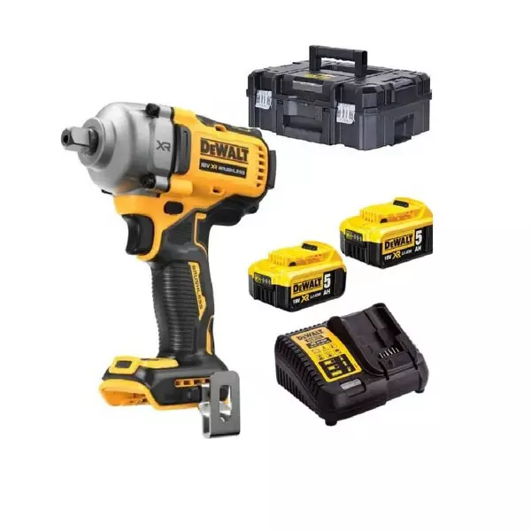 Dewalt 20 V Max 12.7 mm (12 Inch) Mid Range Impact Wrench, DCF892P2T-B1