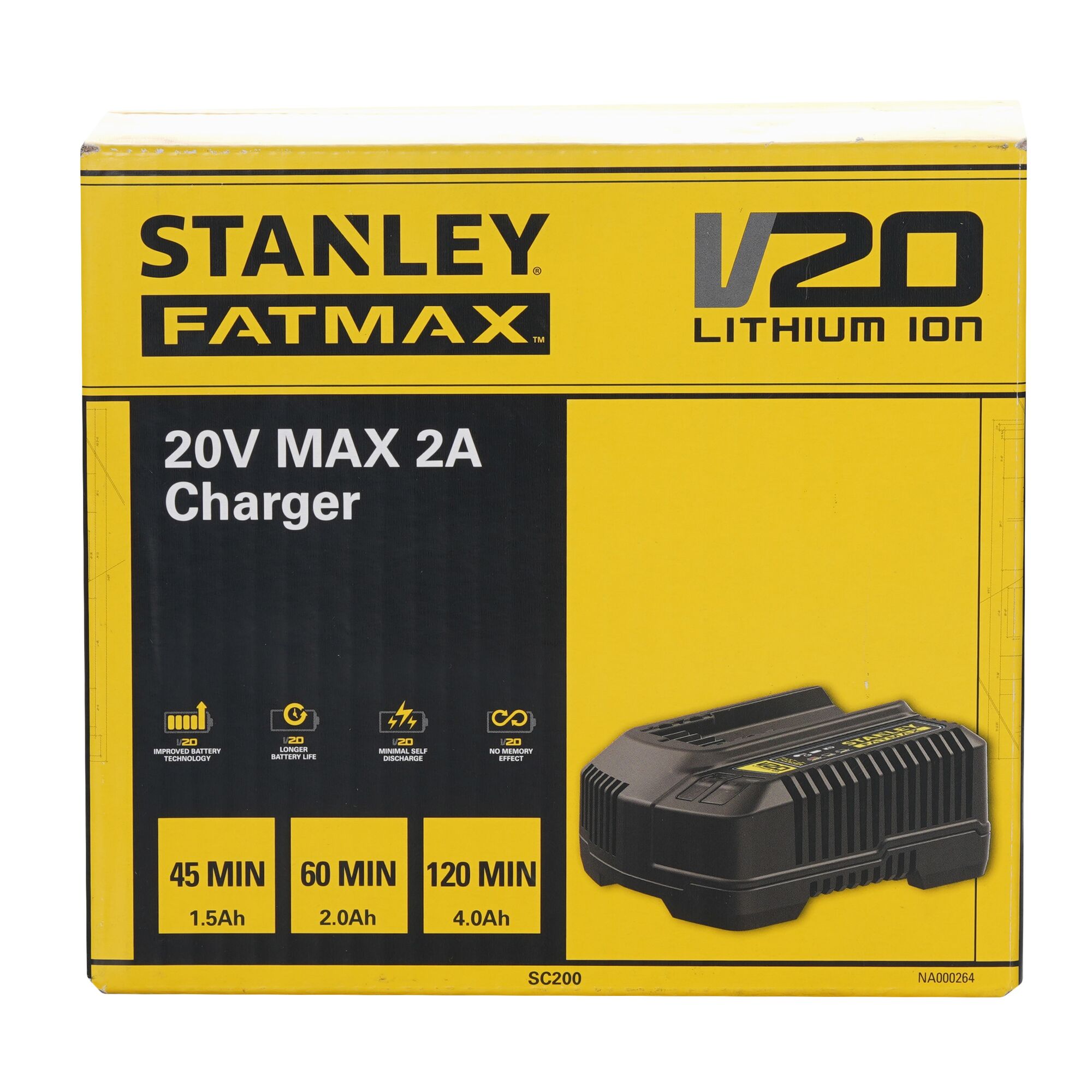 STANLEY SC200-B1 20V 2A Charger