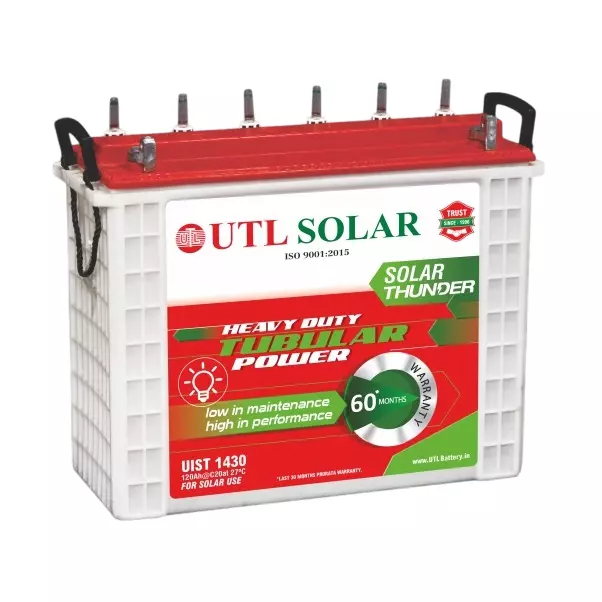 UTL 12 V Solar Inverter Battery 120AH Battery Capacity, UIST 1430