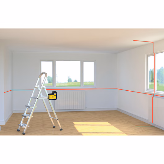 STANLEY STHT77504-1® Cross Line 360° Laser Level – Red