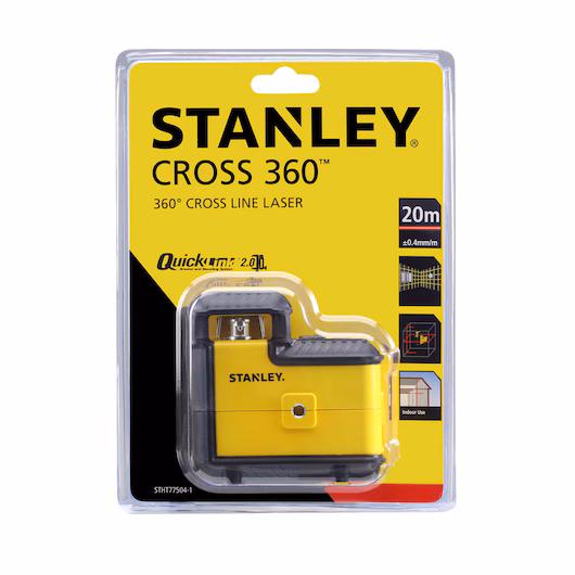 STANLEY STHT77504-1® Cross Line 360° Laser Level – Red