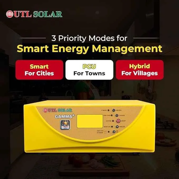 UTL Gamma+ 1500VA 24V MPPT Solar Inverter, GPP2000