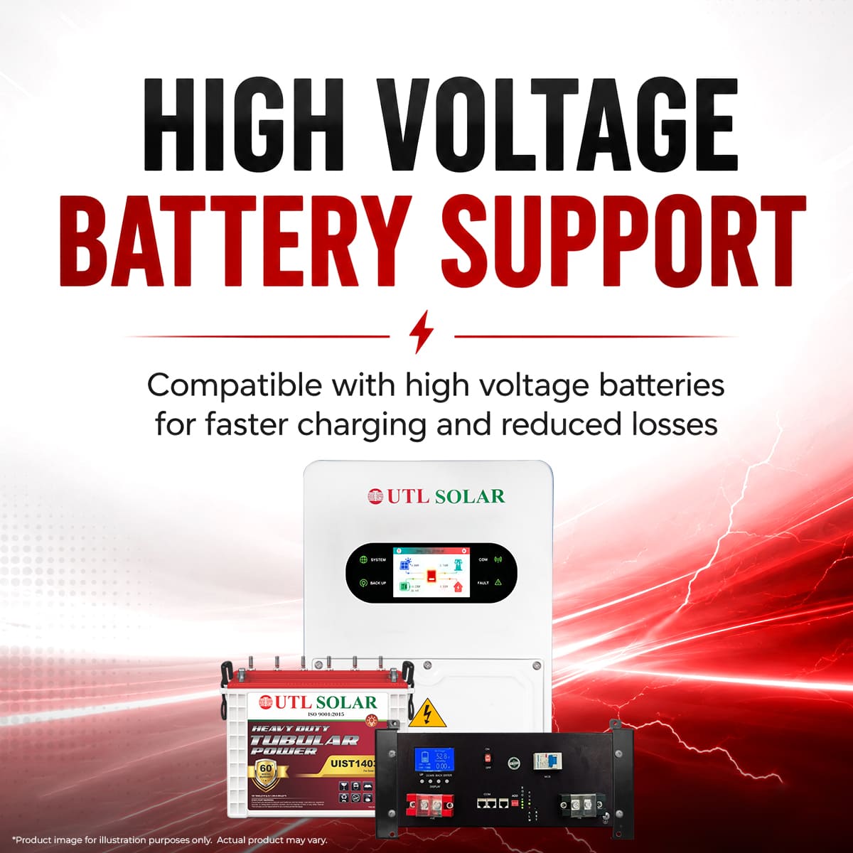 UTL 10kVA High Frequency Solar Hybrid Inverter HYB-10-GXLT2