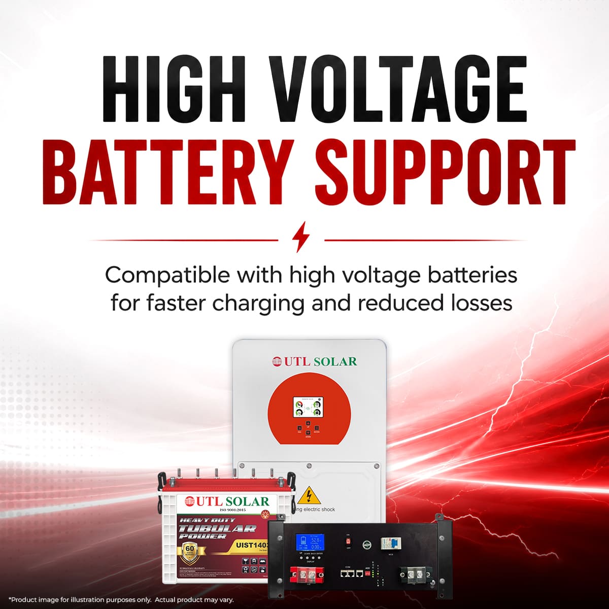 UTL 3kVA Transformer-less Hybrid Solar Inverter
