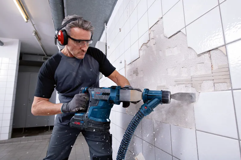 BOSCH GBH 18V-34CF Cordless Rotary Hammer with SDS Plus | 500 RPM Biturbo Brushless Motor | LED light | 5.8J Impact Energy | Impact Rate 0-2900 BPM | Battery & Charger Not included | 1 Yr Warranty