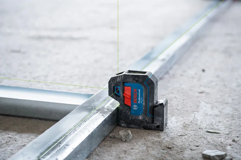 BOSCH GPL 5 G Professional 5-Point Laser Level with Highly Visible Green Laser Points