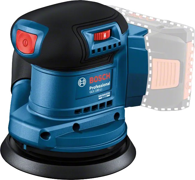BOSCH GEX 185-LI Professional Random Orbit Sander 06013A5080