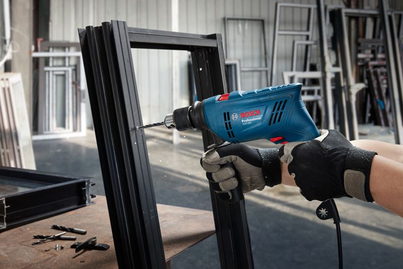 Bosch GSB 600 Corded Electric Impact Drill, 600 W, 13 mm, 1.7 Kg, 3, 000 rpm, 1.4 Nm, Variable Speed