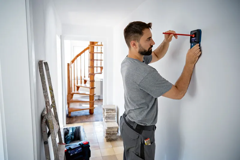 BOSCH GMS 120-27 Professional Wall Scanner Detector-Finds Metal