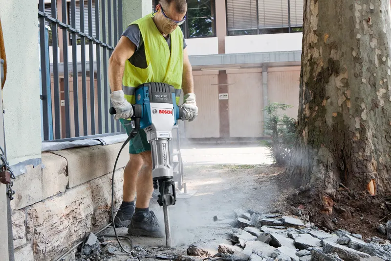 Bosch Gsh 27 Vc Heavy Duty Corded Electric Demolition Breaker With Hex