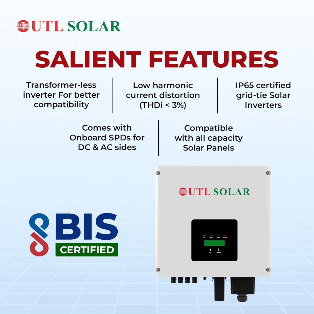 UTL 8 kW F3 UTL On Grid Solar Inverter